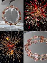 【Midsummer Fireworks】Black Gold Super Handmade natural crystal bracelet